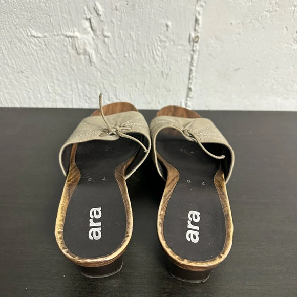 Ara Tan Leather Sandals - Picture 6 of 6